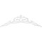 Ekena Millwork Pitch Baile Architectural Grade PVC Gable Pediment, 60"W x 17 1/2"H x 1"P (7/12) GPP060X018X100BAI - alternate 2